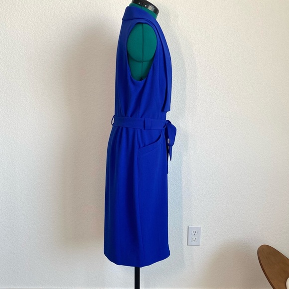 The Limited Blue Belted Dress - Picture 3 of 15